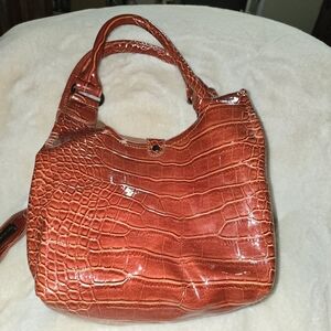 David Jones Patent Leather Handbag NWOT